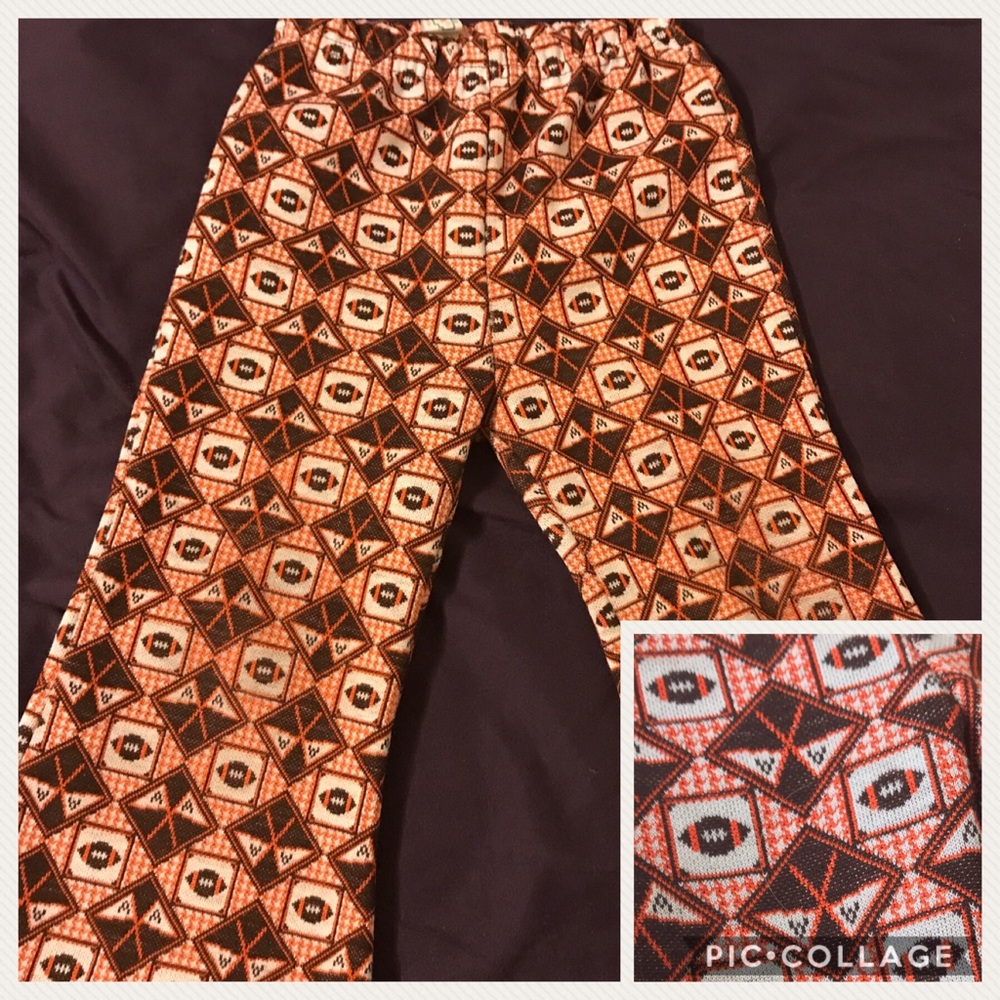 Vintage 2T Football Print Pants